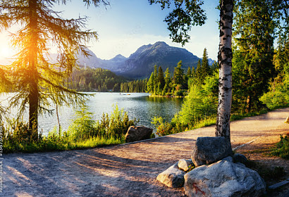 Fototapeta Štrbské pleso 136730966